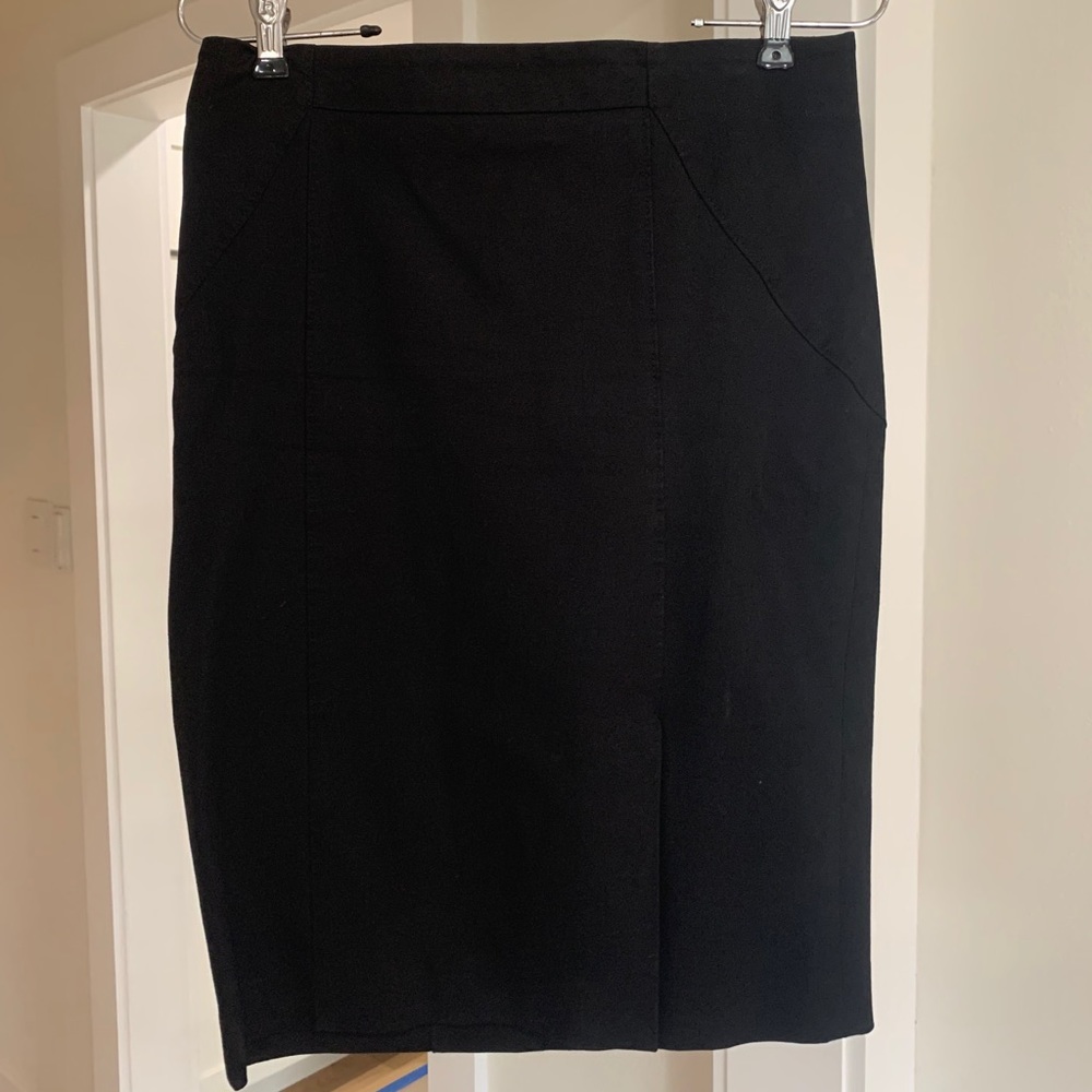 Banana Republic Summer Suit Black Pencil Skirt